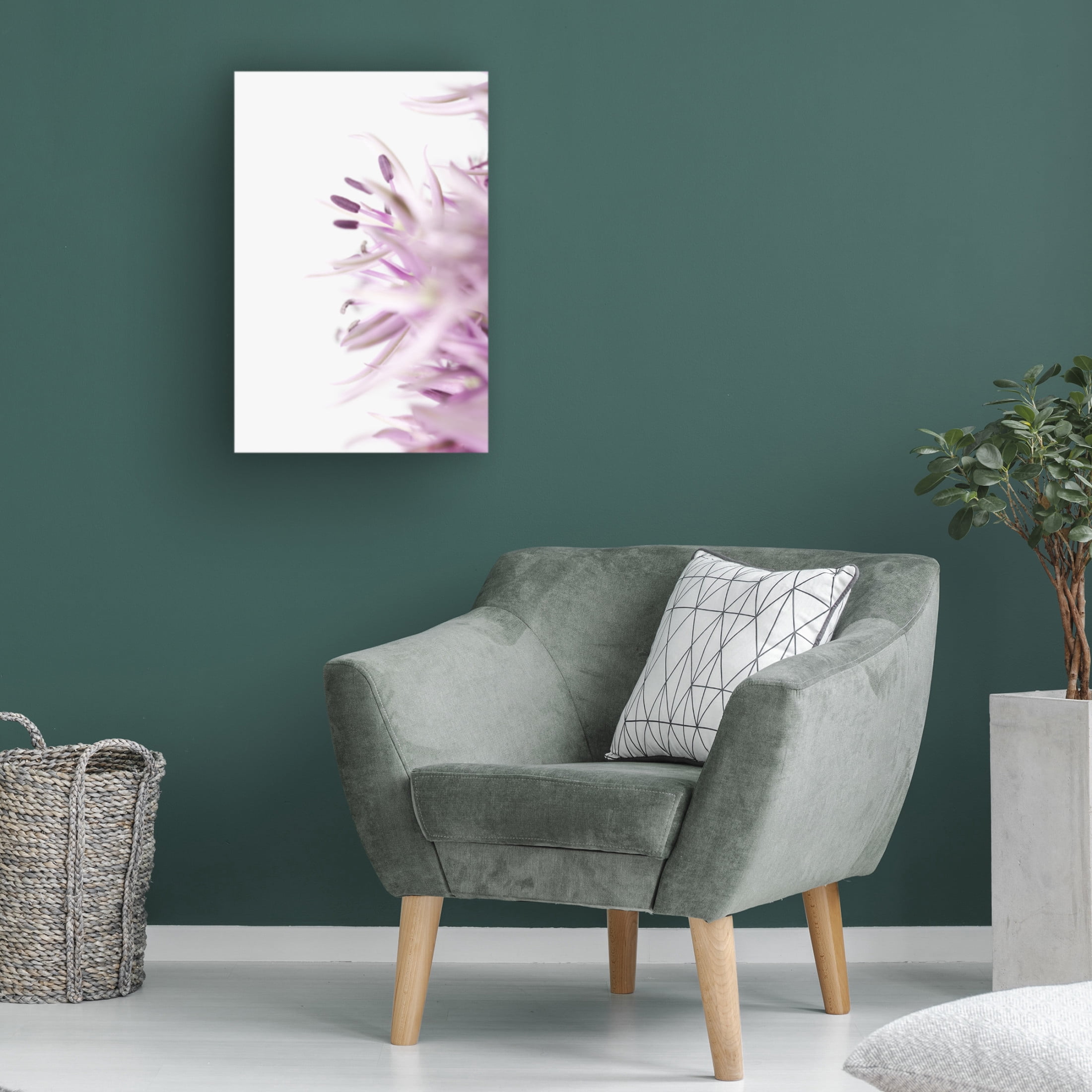 Trademark Fine Art Pictufy Studio Flower Purple Canvas Wall Art