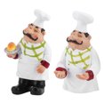 thumbnail image 2 of Gancho de pared Figura de chef de dibujos animados Percha autoadhesiva Decoración de comedor de hotel (BS081/82), 2 of 8