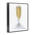 thumbnail image 2 of Stupell Industries Contemporary Champagne Glass Shimmer Black Framed Giclee Art, 11 x 14, by Matthew Piotrowicz, 2 of 7