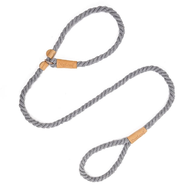 Methold Cuerda de entrenamiento para perros: corrige los malos hábitos Agarre apretado y explosivo Cómoda cuerda de entrenamiento para Suministros para perros cuero gris