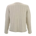 thumbnail image 5 of SGMVNU Knit Cardigan Sweaters for Women Long Sleeve Ribbed Button Up Sweater 2025 Fall Casual Jacket Women's Cardigans(Beige, One Size), 5 of 5