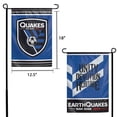 thumbnail image 2 of WinCraft San Jose Earthquakes 12" x 18" Double-Sided Garden Flag, 2 of 2