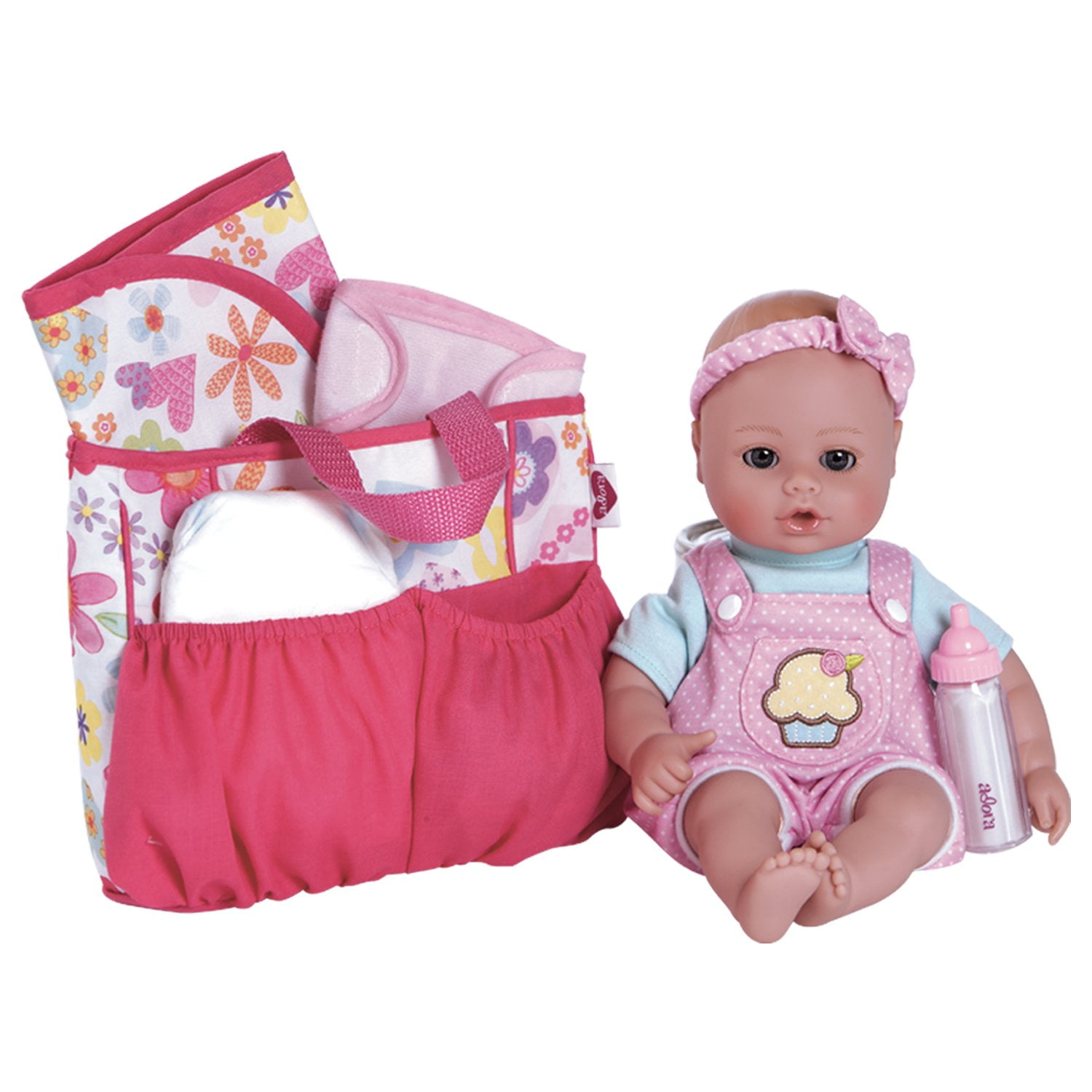 Adora Baby Doll Diaper Bag Accessories With 5-Piece Changing Set | Walmart Canada