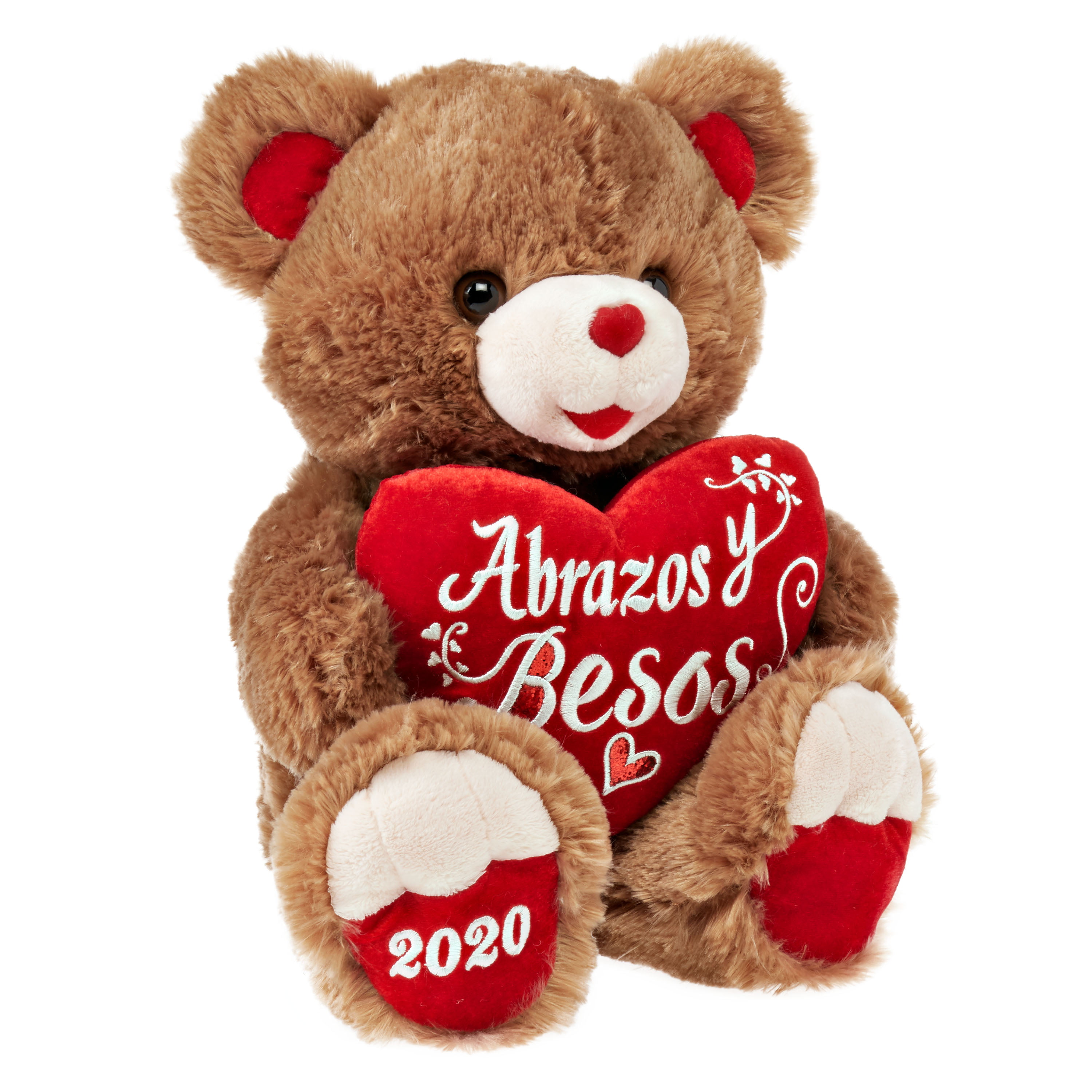 Valentine's Day Brown Feliz Dia De San Valentin Sweetheart Teddy Bear, 15,  by Way To Celebrate