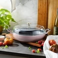 thumbnail image 2 of Staub Cast Iron 3.5-qt Braiser with Glass Lid - Peony, 2 of 7