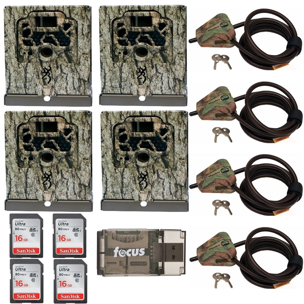Browning Trail Cameras Security Box (4Pack) Bundle