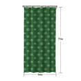 thumbnail image 5 of Green Christmas Snowflake Pattern Shower Curtain 36"x72" ,Bathroom Decorative Shower Curtains Set with 12 Hooks,Modern Waterproof Washable Shower Curtain, 5 of 6