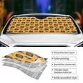 thumbnail image 4 of Kdxio German Shepherd Woof Print Front Windshield Sun Shade,Folding Auto Sunshade for Car Truck SUV-, 4 of 7