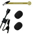 thumbnail image 1 of Omnidirectional Lavalier Lapel Clip Mic 3.5mm 3Pin 4-Pin XLR For Wireless System Lecturer With Microphone Cover Accessories Part D, 1 of 4