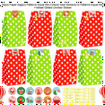 thumbnail image 4 of HOT 24Pcs Christmas Bags Holiday Gifts Red Green Candy Buffet Paper for A, 4 of 4