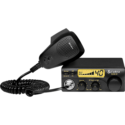 Cobra 19 DX IV CB Radio, Compact, 40 Channel, 4
