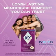 K-Y Liquibeads Vaginal Moisturizer and Personal Lubricant for Menopause, 6 Count