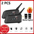 thumbnail image 1 of EJEAS V6 PRO Bluetooth Casco de motocicleta Intercom Auricular con 1200M BT Interphone Communicator para 6 conductores a prueba de agua Tan Jianjun  unisex, 1 of 2