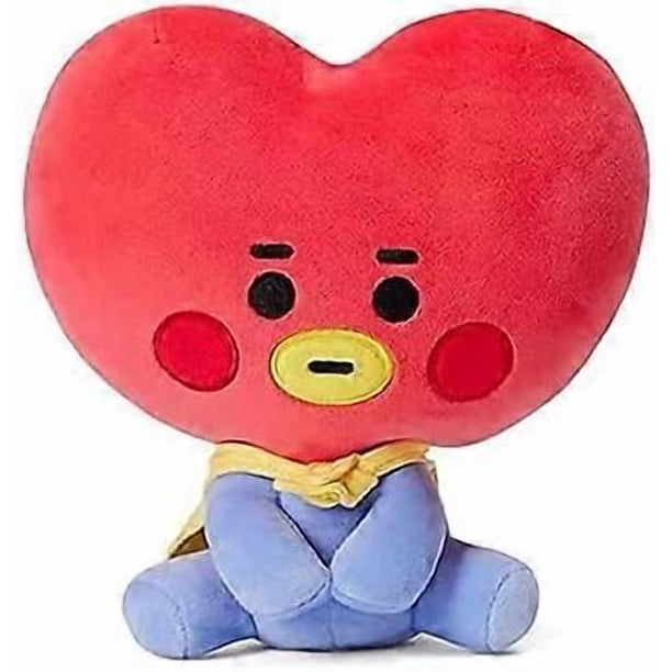 Children's cartoon pillow, pillow doll small plush puppet, baby series character cute small plush stuffed animal doll (Ta Ta Ta, 4.5 inches)