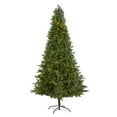 thumbnail image 3 of Nearly Natural Clear Prelit LED Green Holiday Fir Christmas Tree, 8', 3 of 8