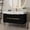 Black,White, variant on 35" Waterproof Modern Freestanding Vanity Cabinet, Modern Bathroom Cabinet with soft-close drawers, Freestanding Vanity with sintered stone top for bathroom renovation, White,Wood