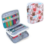 Teamoy Organizer Case for Interchangeable Circular Knitting Needles, Crochet and