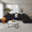 Dark Grey-U Shaped, variant on 71" High Backrest Sofa for Small Spaces, Compressed Corduroy Couch with Deep Seating for Living Room, Bedroom, Dark Grey