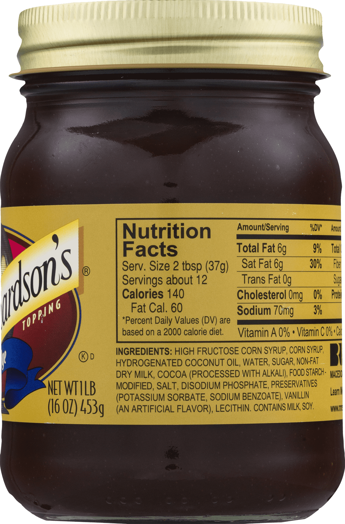 Mrs. Richardson's Hot Fudge Topping 15.5 oz