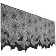 thumbnail image 4 of Northlight Spider Webs and Bats Halloween Valance Decoration - 5.25', 4 of 6