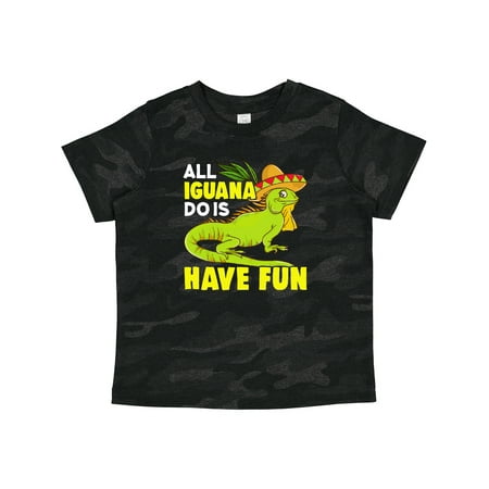 

Inktastic Iguana Funny Pet Gift Toddler Boy or Toddler Girl T-Shirt