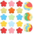 thumbnail image 3 of 10 Packs Colored Paper Cutouts Flower Shape for Kids Diy Paper Art Decors, 3 of 9