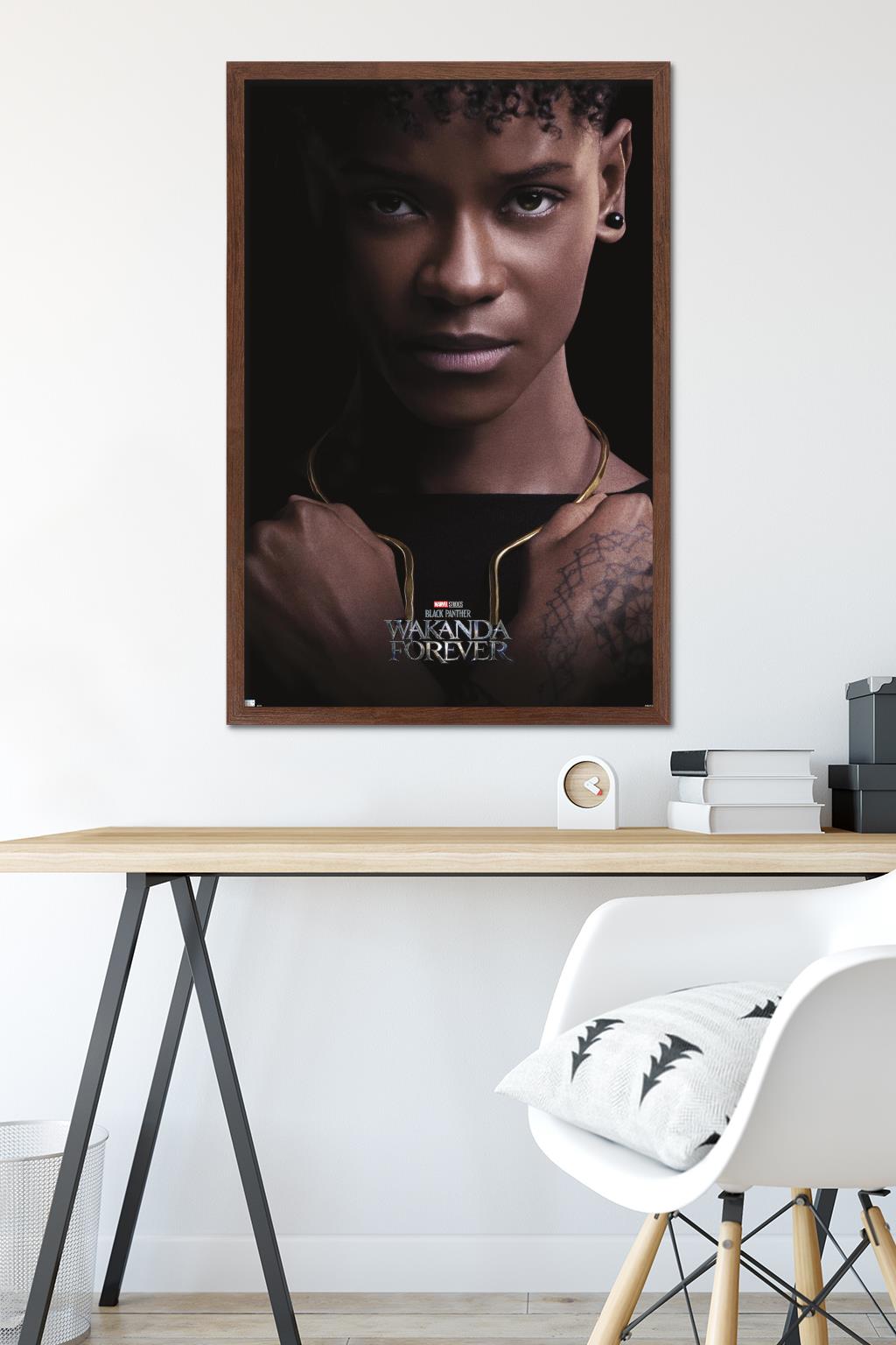 Marvel Black Panther: Wakanda Forever - Shuri One Sheet Wall Poster, 22.375" x 34" Framed