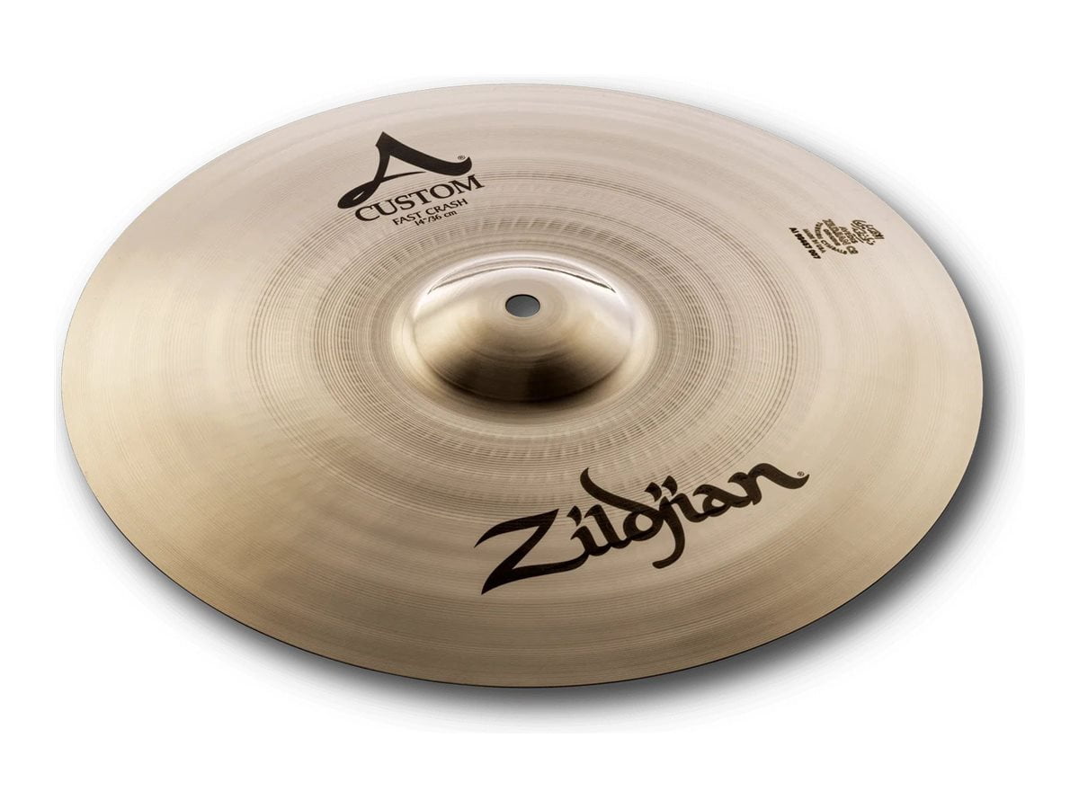 Zildjian 20536 14" Custom Fast Crash Cast Bronze Cymbal W/ Mid - High Pitch New