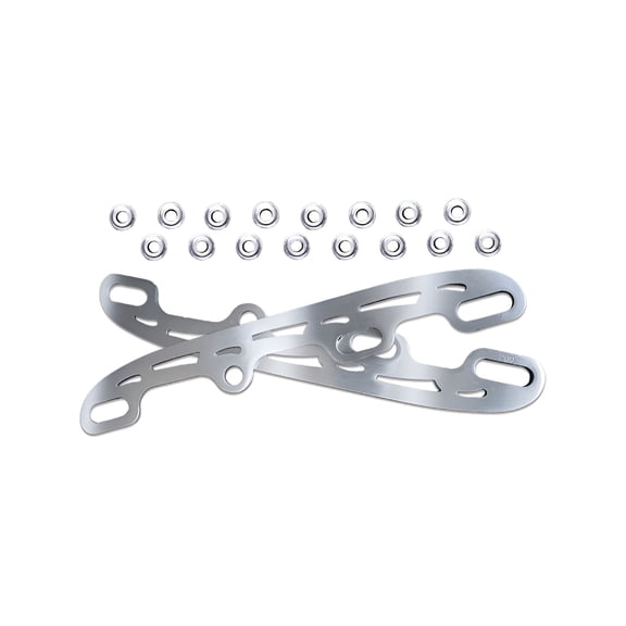 BESTSKY Ice Skates Roller Ice Skate Blade Stainless Steel Retrofit Accessories, Silver