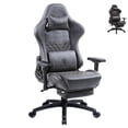 thumbnail image 1 of Silla Gamer Dowinx Elite LS6689S Ergonómica Ejecutiva Reclinable con Masaje y Reposapiés – Cuero Premium, 1 of 10