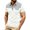 White, variant on LEKWK Shirt for Men Short Sleeve Color Block Golf Shirt with Chest Pocket Casual Collared Tennis Top Lightweight Breathable Summer Activewear Gray S