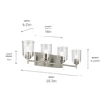 thumbnail image 3 of Kichler Lighting - Shailene - 4 Light Bath Vanity-8.25 Inches Tall and 29.75, 3 of 4