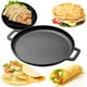 thumbnail image 1 of Placa Antiadherente para Pizza de Acero | Plato Seguro para Horno y Parrilla BBQ de 11 Pulgadas para Pizzas y Panes Planos | Núcleo de Acero Inoxidable de Triple Capa | Superficie Hexagonal, 1 of 9