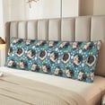 thumbnail image 2 of Fotbe PUG HEAD And Flower Funda para Almohada Corporal con Diseño, Funda de Microfibra Ultrasuave de 20x54 Pulgadas, Ropa de Cama Elegante, 2 of 7