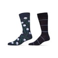 thumbnail image 7 of MeMoi Men's 2 Pair Pack Novelty Crew Socks - Mens - Male, 10-13, Black Marled, 7 of 7