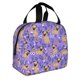 thumbnail image 2 of Disketp Pugs and Flowers Bolsa Térmica para Almuerzo para Hombre y Mujer, Ideal para Trabajo, Senderismo y Picnic, 2 of 8