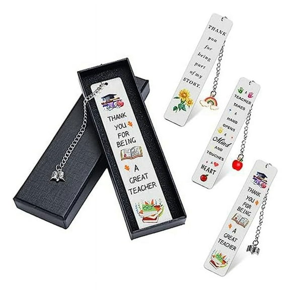 Thank You Teacher Gifts, Teacher Bookmark Teacher Appreciation Gifts for Graduation Gift, Retirement, Birthday