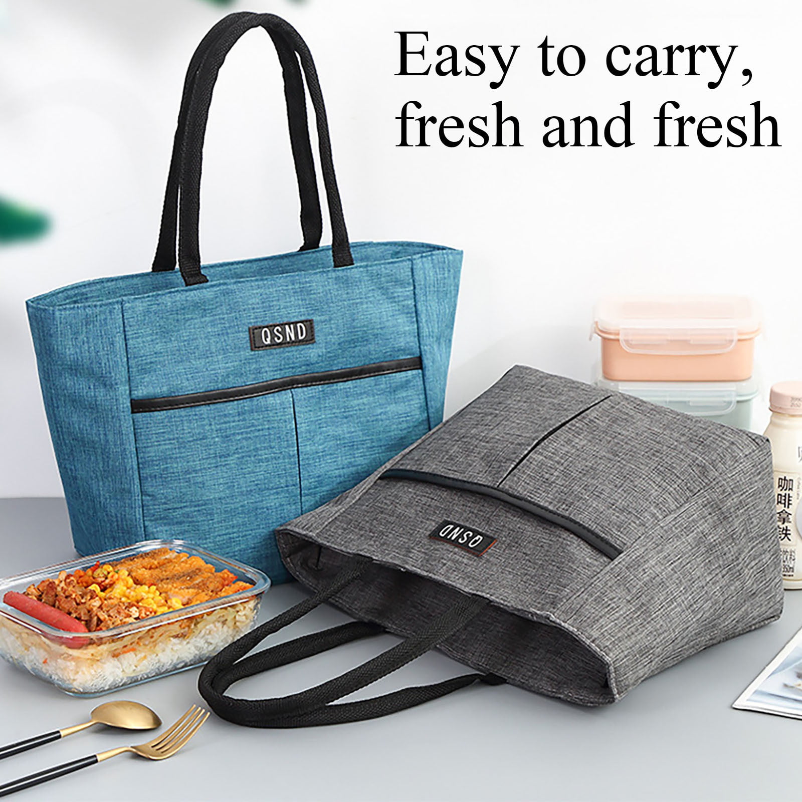 LASHALL KITCHEN Lunch Bags For Women & Men Insulated Lunch Box For Lunch(Buy  2 Receive 3) 