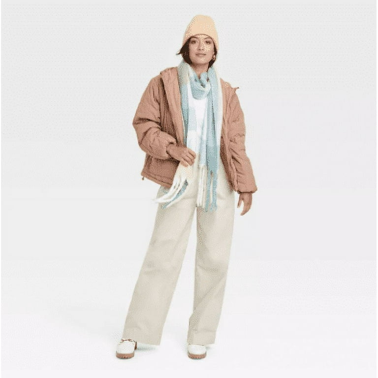Women s Travel Puffer Jacket A New Day Walmart