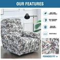thumbnail image 3 of Recliner Slipcovers -Pieces Lazyboy Recliner Covers Recliner Couch Covers Recliner Chair Cover Non Slip Reclining Slipcovers with Storage Pockets Furniture Protector for Living Room, 3 of 8