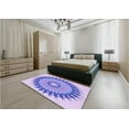 thumbnail image 4 of Ahgly Company Indoor Rectangle Patterned Pale Lilac Purple Area Rugs, 7' x 9', 4 of 6