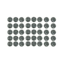 Household Self Adhesive Protection Furniture Felt Pads Mats Gray 15mm Dia 40pcs