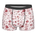 thumbnail image 4 of Goofa Flower Leaves Printed Men's Boxer Briefs Underwear, Moisture-Wicking Underwear, Trunk,Soft and Breathable Cotton Underwear-X-Large, 4 of 9