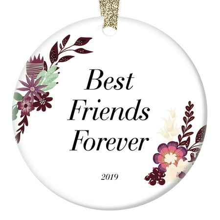 Best Friend Christmas Poem 2019 Best Friends Forever Christmas Ornament Unique Vintage Shabby Chic Soul Sisters Besties Cool Holiday Keepsake Xmas Present Beautiful Friendship 3