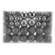thumbnail image 1 of Yunxwd 100 adornos de bolas de Navidad inastillables para decoración de fiesta de árbol de Navidad, decoraciones de árbol (plateado), 1 of 14