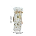 thumbnail image 3 of Naxoaeo Wine Christmas Bag，Wine Bottle Gift Bag with Drawstring, Reusable Wine Bottle Covers for Xmas Christmas Wedding Birthday Holiday Party Decoration, 3 of 6