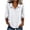 White-women 3/4 sleeve tops, variant on RongHuan Womens Button Down Shirt Classic Fit 3/4 Sleeve Dress Shirt Collared Blouse Business Casual Work Tops