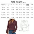 thumbnail image 6 of SUNBS Henley Blouses for Women Long Sleeve Shirts Fall Fashion Dressy Casual Tops Cute Work Outfits Clothes, 6 of 7