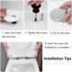 thumbnail image 4 of Fixation Universelle Siège Toilette Charnières De Fixation Caoutchouc Cheville Couvercle Toilette Abattant WC Vis Fixe Charnières Siège Toilette Boulons d'Écrous Couvercle Pièces Réparation Toilette esquí esquí Gafas de esquí, 4 of 5