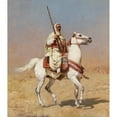 thumbnail image 3 of Tadeusz Ajdukiewicz 12x14 Black Modern Framed Museum Art Print Titled - Arab on a Grey Horse (1911), 3 of 5